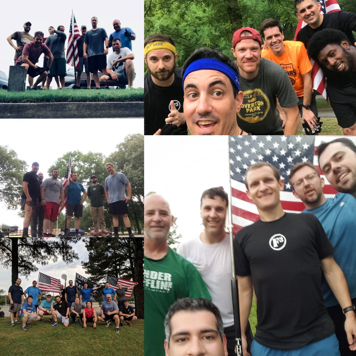 8 at The Levee
6 for #Ruckership and a Shoe Swap at <a href="/F3TheBarracks/">F3 The Barracks</a>
15 at <a href="/F3Morg/">The Morg - F3</a>
6 at <a href="/F3TheOldForest/">F3 The Old Forest</a>
6 at Bermuda Triangle

41 total PAX

#F3counts #F3rucks #ISI #DRP #MemphisMojo #GtownFunk #BartlettBeats #choose901