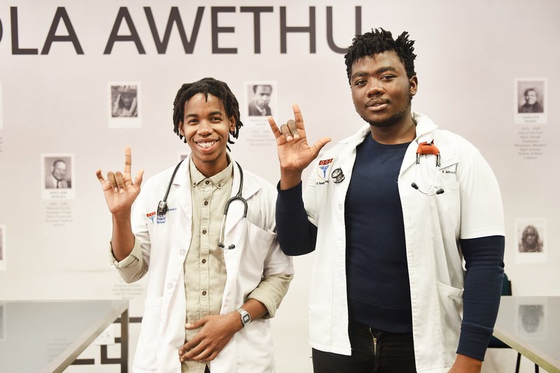 Fourth-year medical students Banele Mhlongo and Vuma Mthembu are developing an app that they are hoping will improve the lives of deaf patients using healthcare facilities – and their understanding of common diseases. Read more: bit.ly/2JBQ6QH