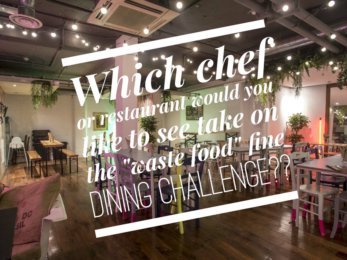 Right then Manchester... Which amazing chefs or restaurant teams would you like to see take on the Real Junk Food Mcr "waste food" challenge, to create a fine dining feast using only waste food? Tell us, tag them... &amp; we'll give em a nag 😁
