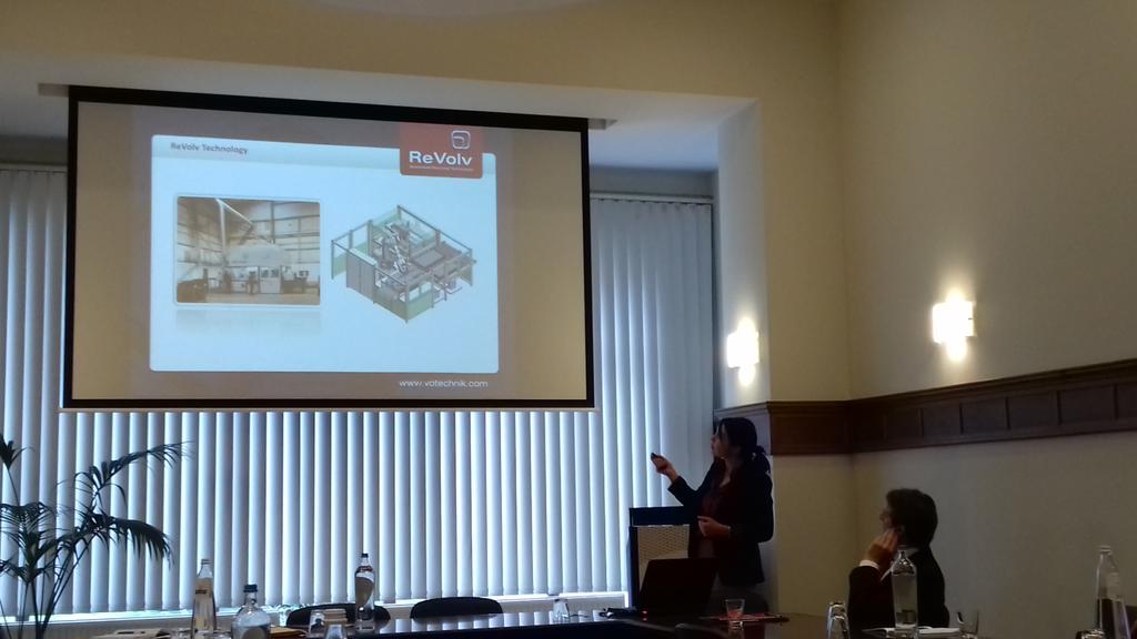 ForumWeee's tweet photo. #Revolvproject final event: @LisaMTODonoghue explaining the ALR3000, new technology able to recycle 60 LCDs per hour! https://t.co/p0Waup9nsI