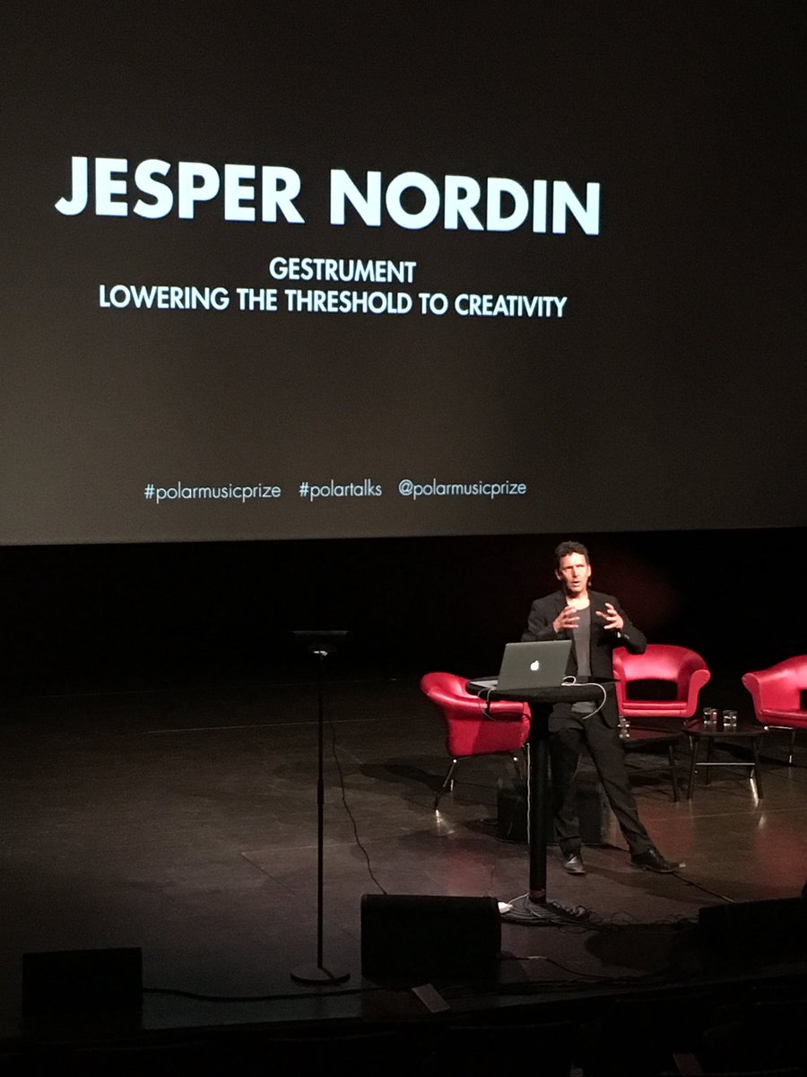 fst_tonsattare's tweet image. #PolarTalks: @jespernordin presents #Gestrument - very interesting talk about the technology, creativity, innovation, interaction and the power of DNA of music. This is an invitation for anyone to enter the world of music! @Polarmusicprize @Content_is_King @sharemusicswed
