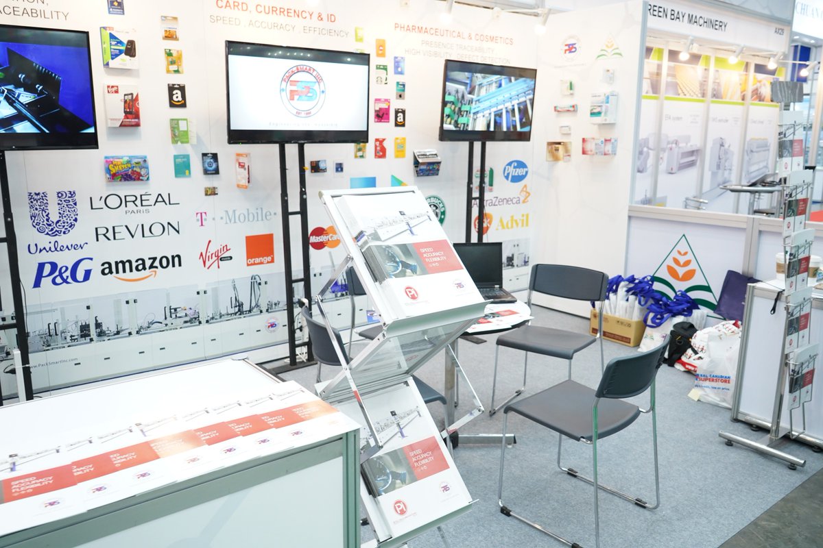 Intelipack's tweet photo. Our team is all set for the 1st day of World`s largest #Packaging exhibition. #ProPak2018 commences today. Visit us to learn about our innovative and high-speed solutions exclusively for #Cards, #FMCG and #Pharmaceutical industries #PackSmartAtProPak #PackSmart @pr_CP @OES_ProPak https://t.co/ZAe5ETZp90