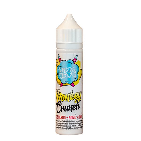 LovedaVape's tweet photo. Have you been looking for a #Banana flavour that tastes how a banana should? Look no further 😍 

#MonkeyCrunch is a combination of Crunchy Sugar Cookies, Sweet Vanilla Custard and that Unmistakeable Banana, sure to be a massive hit with all you dessert lovers! #LoveDaVape https://t.co/5P5eAJFJYS