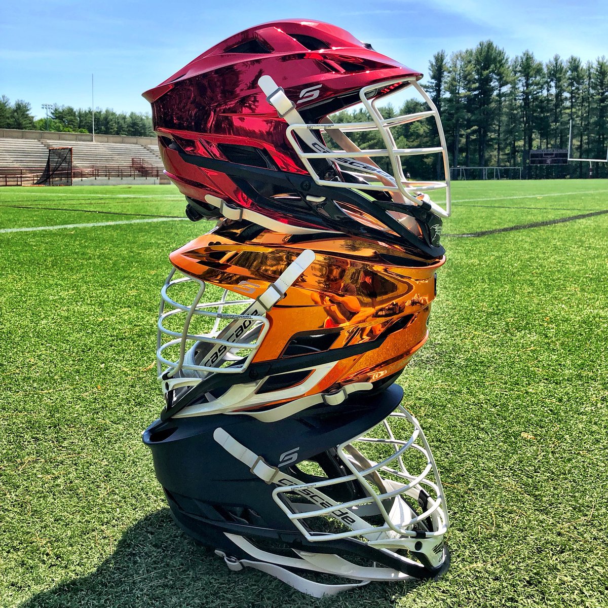 CascadeLacrosse's tweet photo. #BOLDCUSTOM — which one would you rock? Customizable at https://t.co/nvGzjDz7GX. #Lacrosse #Helmets #PassionToProtect https://t.co/iqEy9AIaRA