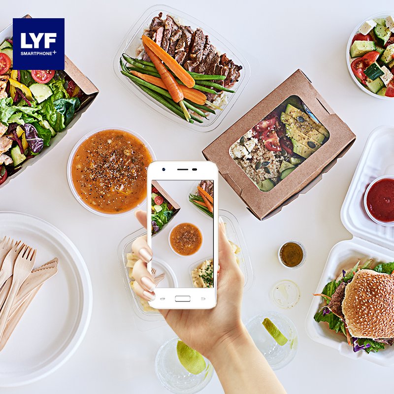 A treat for the true foodies! The LYF C451 
smartphone+ that gives you the perfect 
drool-worthy shot in great detail and brilliant 
display.
To know more: bit.ly/2laSLqd
#LYFInYourHand