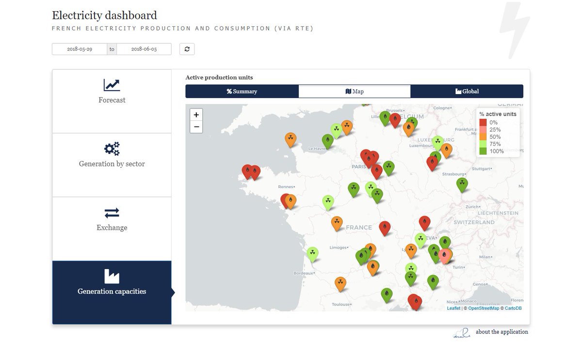 dreamRs_fr's tweet photo. Explore French electricity ⚡️
Production and consumption with data from Rte ! 
app : 👉  https://t.co/HCWfFIV1pG 
code : 👉 https://t.co/sVVTc2Jram 
#shiny #rstats #shinyAppreciation https://t.co/8GGgvemd5w