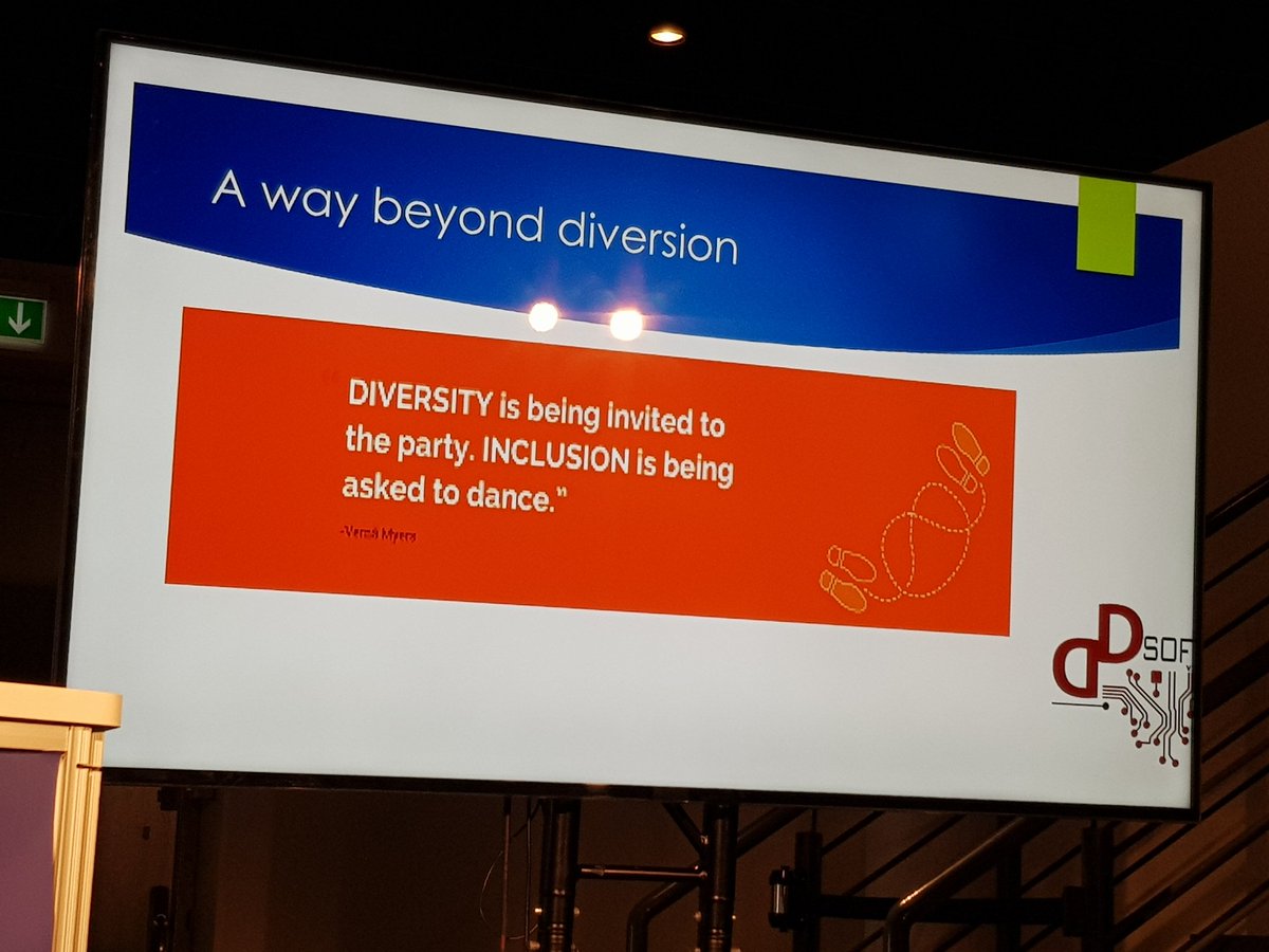 it_vegard's tweet image. Amazing talk on #ThePowerOfInclusion by @DennieDeclercq! #NDCOslo