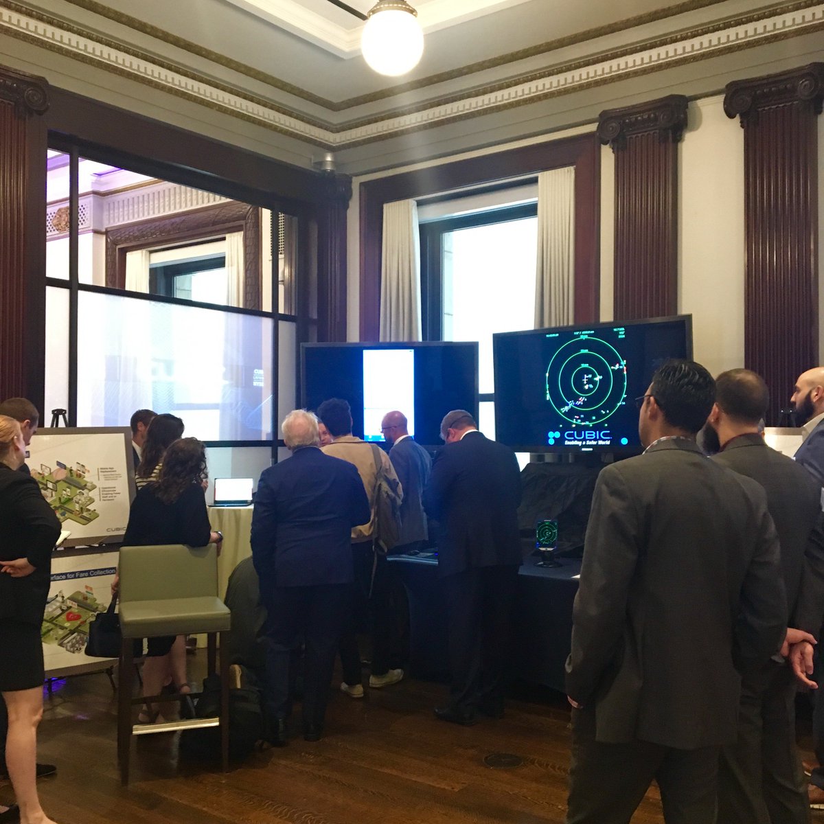 CubicCorp's tweet photo. We've arrived at the @NYSE for our Analyst &amp; Investor Day. Live demos underway followed by presentations from Brad Feldmann, CEO; Anshooman Aga, CFO; and other members of our Exec Team highlighting strategy, ops and financial targets. #WeAreCubic https://t.co/2e35DRyX3T https://t.co/9ZowTqYKIR