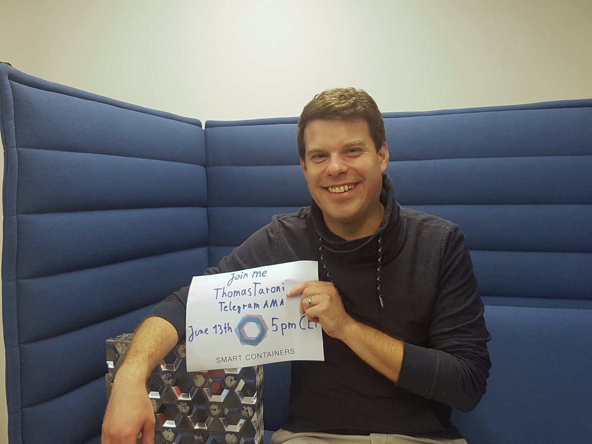 SMARC_ICO's tweet image. Let&apos;s talk about tech baby! 1,5h left until our AMA with head of IT Thomas Taroni starts. 
Join us now on Telegram t.me/smartcontainers 
We&apos;re looking forward to answering your questions!