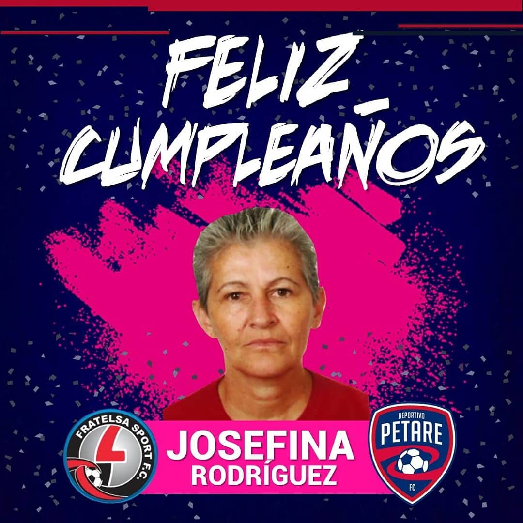 PetareAcademia's tweet photo. La familia del Deportivo Petare le desea un Feliz #CumpleañosRojiazul a nuestra coordinadora del @dvopetareacad, Josefina Rodríguez.
-
¡Muchas felicidades!
-
#CrecemosUNIDOS #DvoPetare #TalentoFratelsa #Academia https://t.co/BracxZrewf
