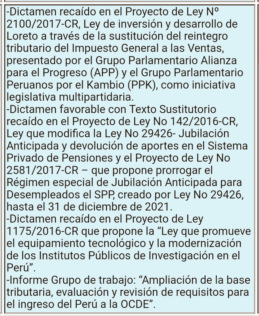 ComEconomia's tweet photo. [AHORA] Décima Cuarta Sesión Ordinaria de la Comisión de Economía. Preside el congresista @GuidoLombardiE. Aquí su agenda: https://t.co/IgKQi74Soi