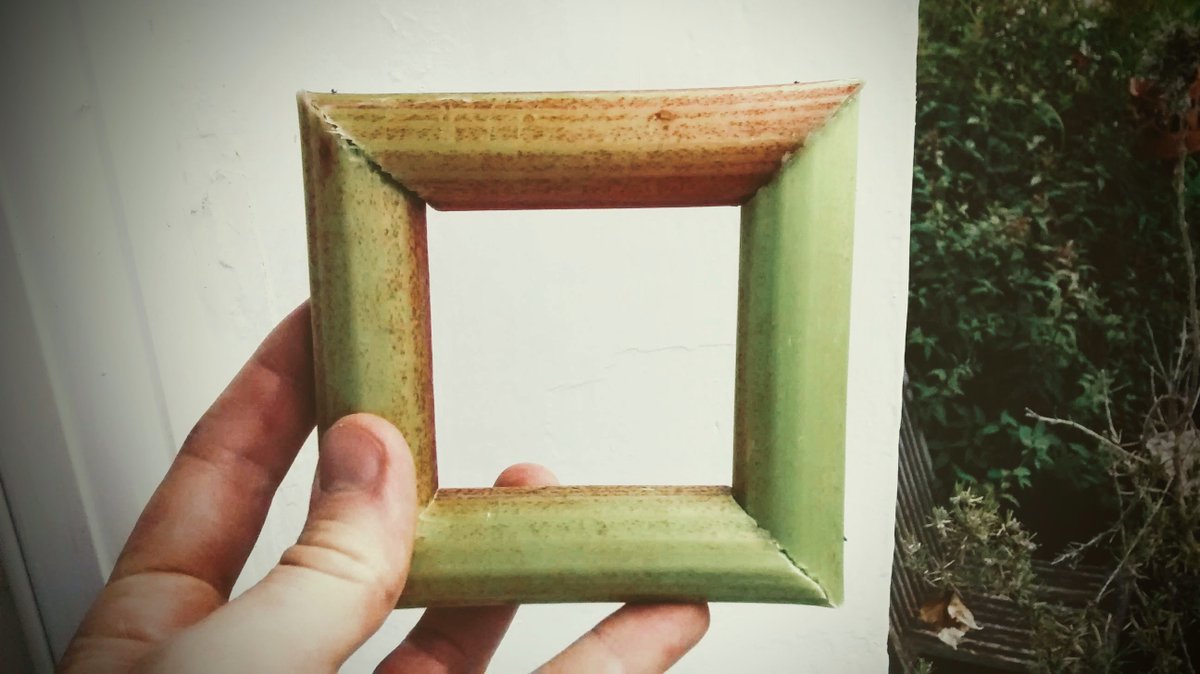 artflychris's tweet photo. What happens when some lovely neighbours give you rhubarb and some other lovely neighbours give you a framing machine... https://t.co/ZBiYP2Bqfe