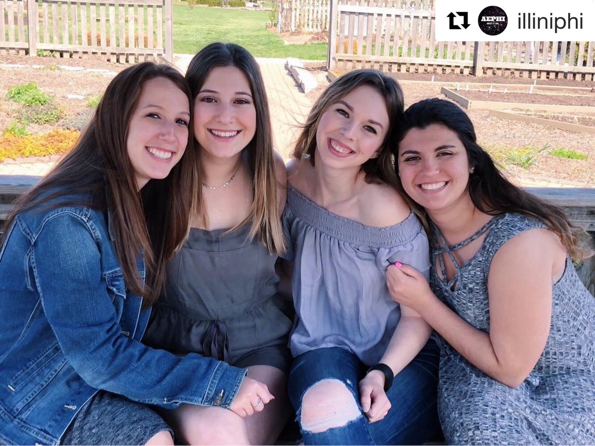 IllinoisPHC's tweet photo. Keep using the hashtag #WhyGreekUIUC to tell us why you love sorority life at UIUC! You could win a Starbucks gift card 😉

#Repost from Alpha Epsilon Phi ・・・

everyday is national best friends day when you have sisters by your side💕💕 https://t.co/nRJK4C65dw