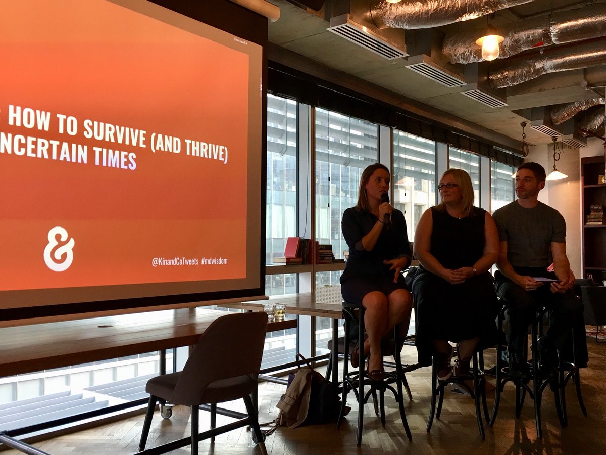 CaitHix's tweet photo. Sustainability focuses on the doom and gloom when really we need to inspire positive change! #mdwisdom from @katieleggett1 @KinAndCoTweets https://t.co/cdtuXdZkEs