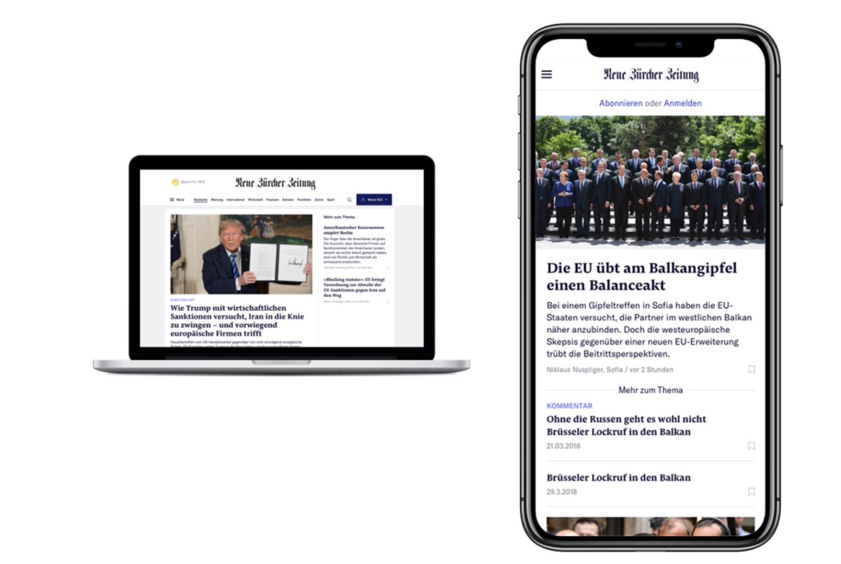 Finally making hard work visible: 90% of all mobile user prefer our new digital frontpage nzz.ch so we now roll it out to everyone! The new frontpage offers better orientation, more structure and is considerably shortened! #cocreation #teamwork #usercentric <a href="/NZZ/">NZZ</a>