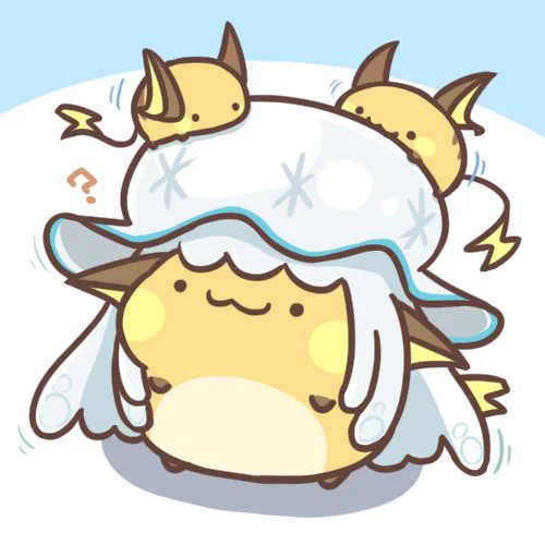 ライチュウに寄生するウツロイドに寄生するライチュウ。 