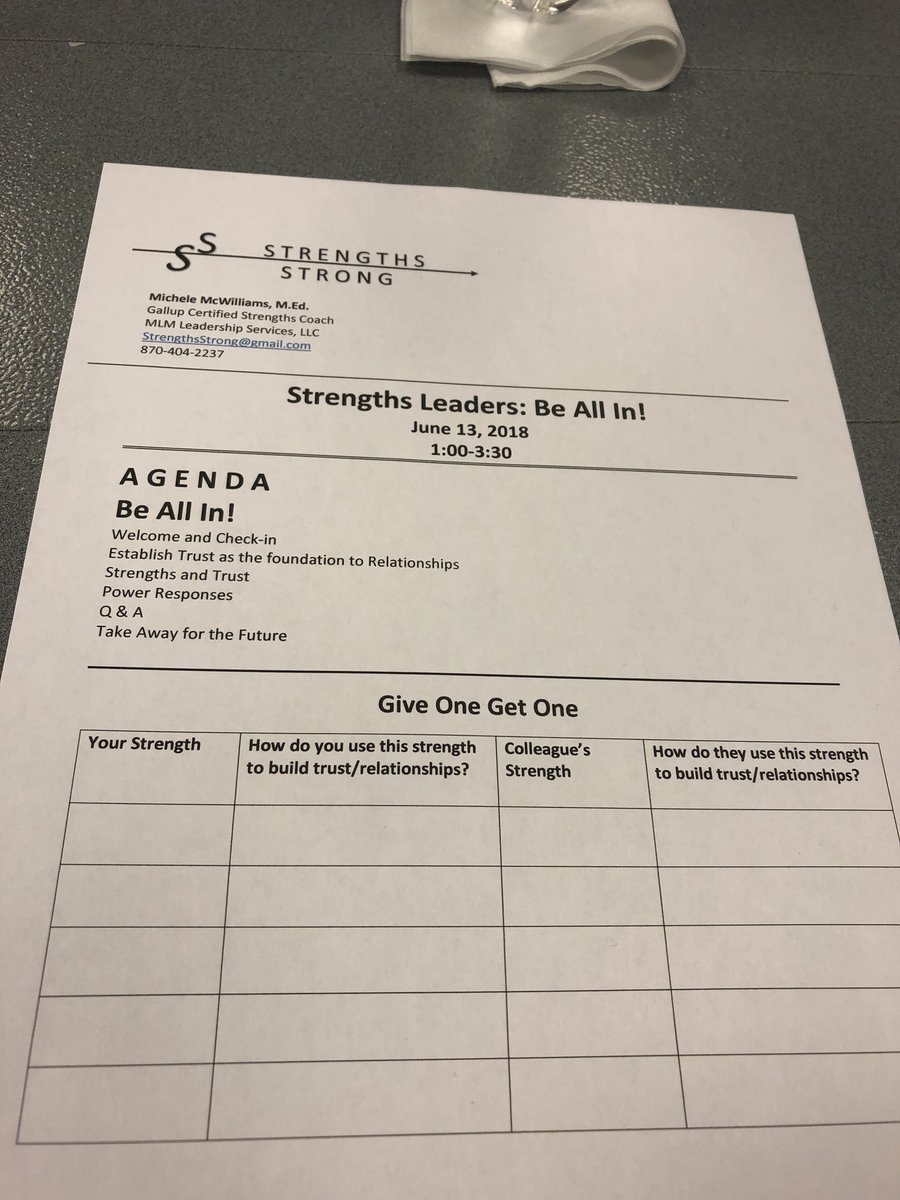 <a href="/Strengths4U/">STRENGTHS*STRONG coaching and consulting</a> <a href="/MHPS4SQ/">MHPS Strengths</a> Be all in! <a href="/M2McW/">Michele McWilliams</a> <a href="/Dr_JakeLong/">Jake Long</a> 2018 Leadership Retreat <a href="/Leah_Cotter/">Leah Cotter</a> @Leigh_Gigliotti <a href="/KyleMcCarn/">Kyle McCarn</a> <a href="/ebiggs1985/">Elise Biggs</a> <a href="/MHHSGoBombers/">Mary Beth Russell</a> <a href="/KathyKgonten/">Kathy Gonten</a> <a href="/lauriecramton/">Laurie Cramton</a> <a href="/NWH_Elementary/">Rita Persons ELL Supervisor/Instructor @MHPS</a> <a href="/CzanstkowskiRon/">Ron Czanstkowski</a> <a href="/Adewey1/">Allysondewey</a> <a href="/JCzanstkowski/">Jill Czanstkowski</a>