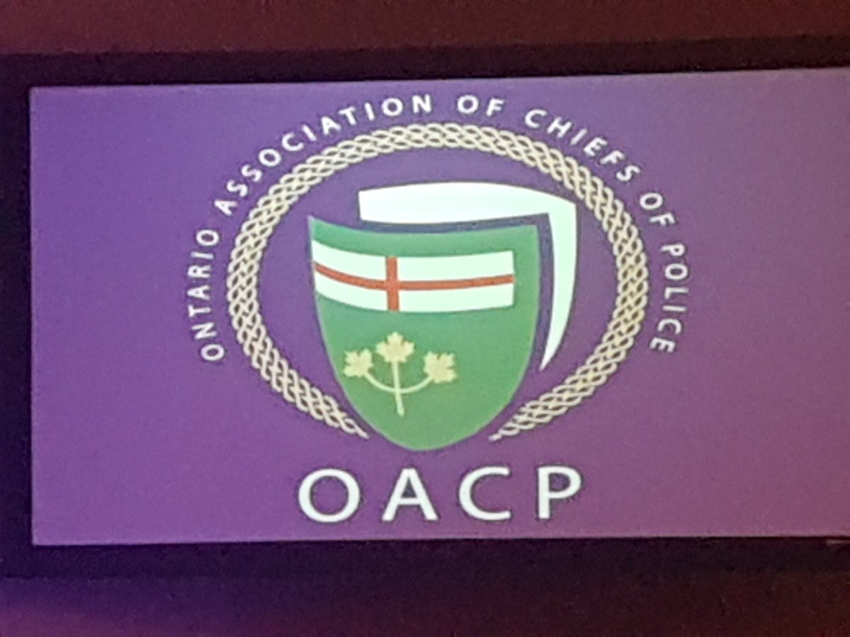 DarylLongworth's tweet photo. Outgoing OACP President Chief Brian Larkin kicking off the AGM #OACP2018 https://t.co/FLpFdiygZn
