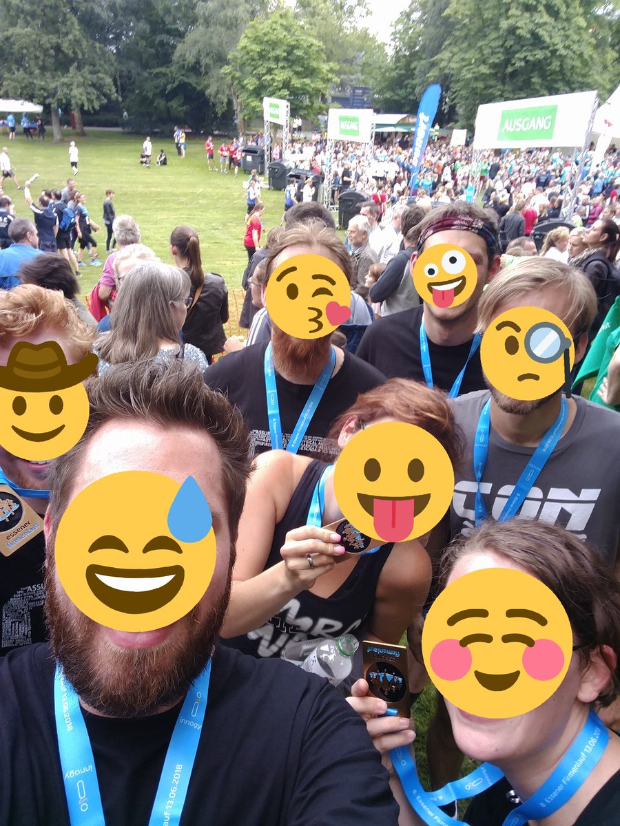0xchrisb's tweet photo. Uhhh had fun with the @CTXIS crew at the Essen Company Run (Essener Firmenlauf 2018). #PleaseNoGDPR #LifeAtContext https://t.co/x7rZJIeDem