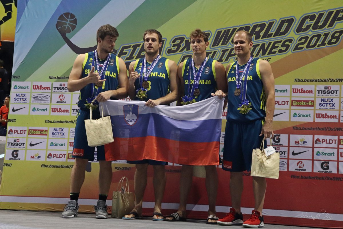 Slovenia was able to bring home the bronze medal in the 2018 FIBA 3×3 world cup <a href="/FIBA3x3/">3x3 Basketball | FIBA3x3</a> #FIBA3x3WC