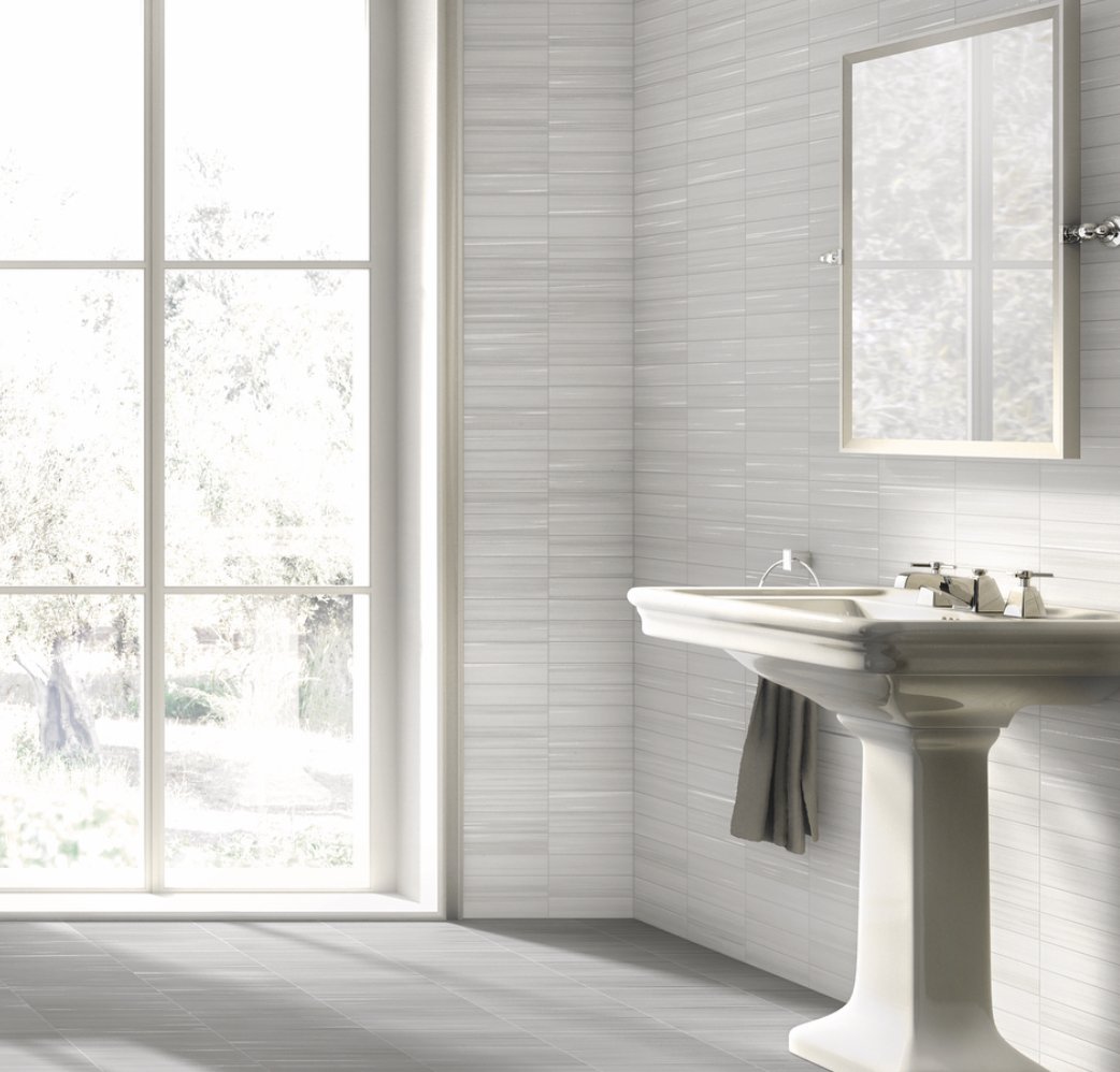 TileMode_'s tweet image. A3) We loved creating pairing this luxury sink with our NUVO Collection! 👉🏼
Tilemode.com! Would you do a bathroom with these different shades of white? #luxury #kbtribechat