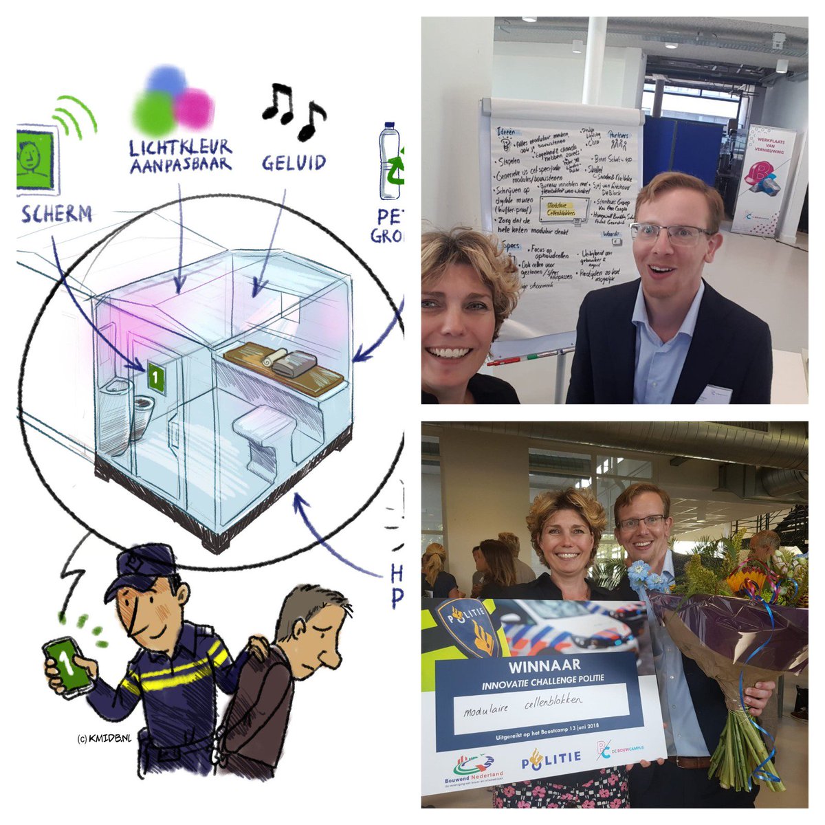 yes geselecteerd als winnaar in politiechallenge <a href="/Politie/">Politie Nederland</a> <a href="/BouwendNL/">Koninklijke Bouwend Nederland</a>  <a href="/DeBouwcampus/">De Bouwcampus</a> @kmidb