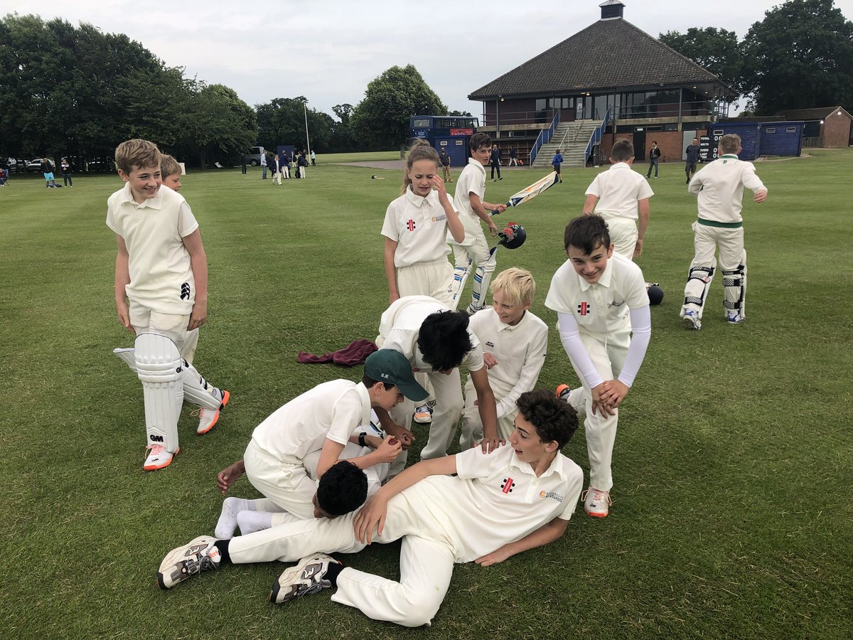 Winners | Well done to all twelve MCCF U13 players involved this evening. A convincing 8 wicket win over <a href="/NorSchSport/">Norwich School Sport</a> U13B. Thanks to Norwich School for the match. #winnersaregrinners #stateschoolcricket