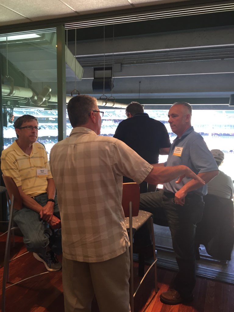 TBigger's tweet photo. The @KodakPrint team having a blast at Miller Park. What a fun VIP event, great network with our local partners and customers. #KodakVIPEvent #TakingPrintFurther https://t.co/gZnPBzxcqT