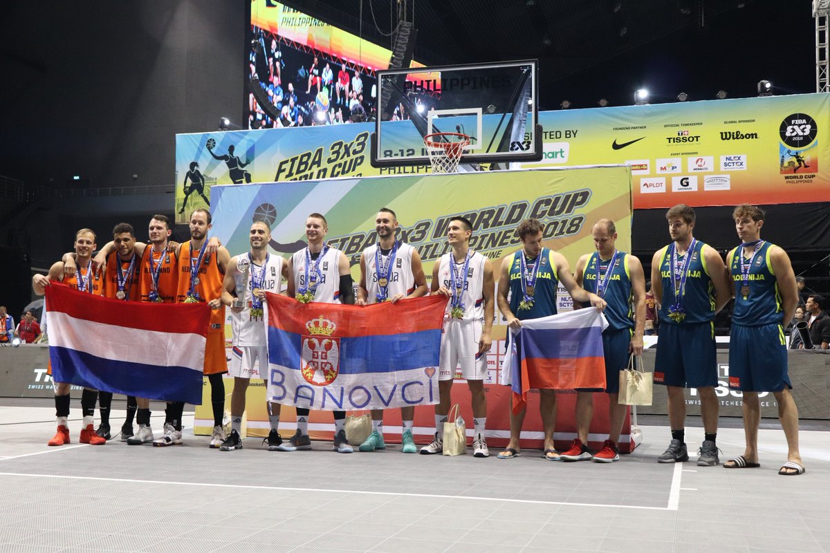 Winners of the 2018 FIBA 3x3 world cup in men's division <a href="/FIBA3x3/">3x3 Basketball | FIBA3x3</a> #FIBA3x3WC