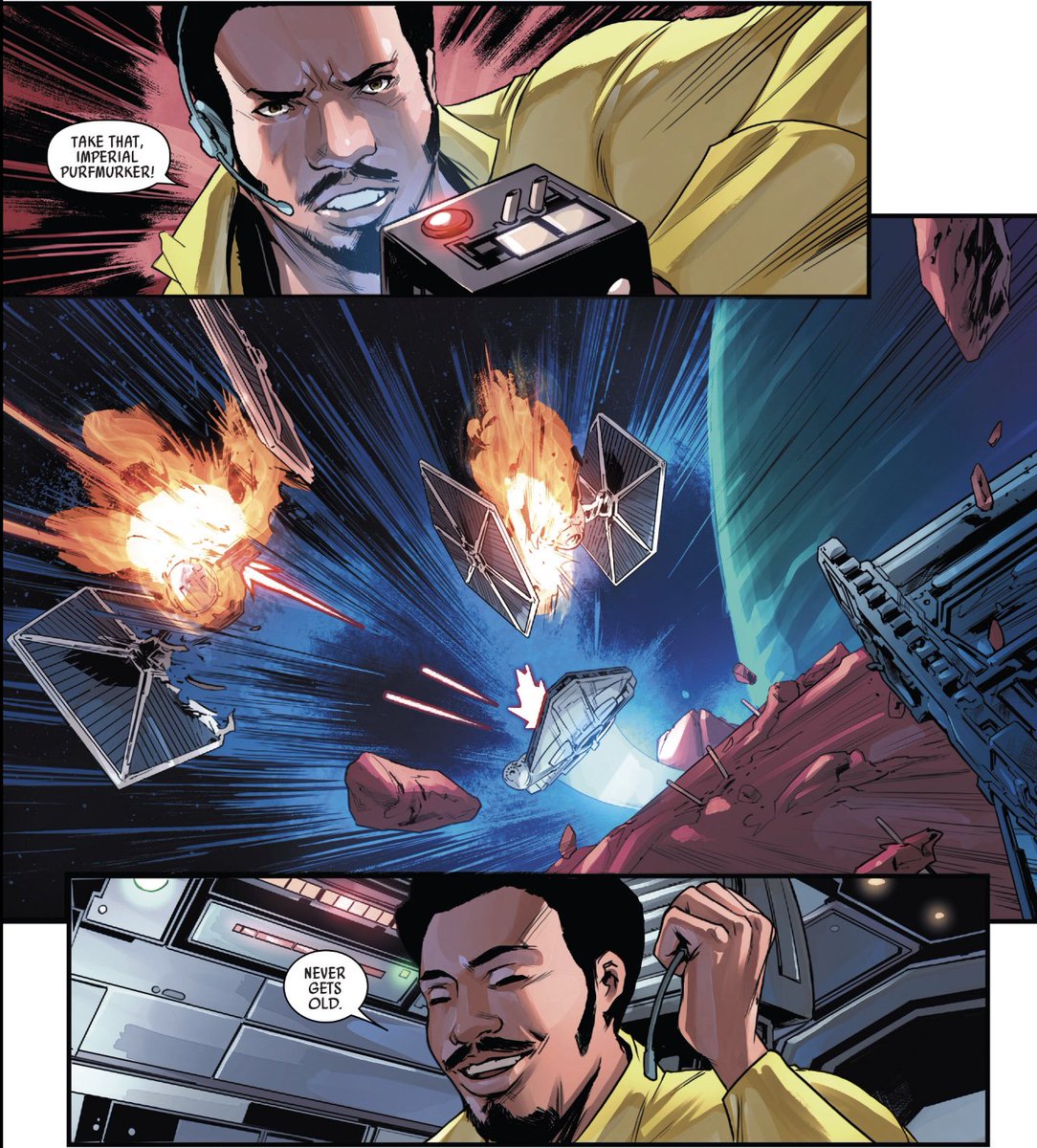 WhillCommPod's tweet photo. It's good to be back...again! After far too long (sorry) we make our return to discuss SOLO, Lando: Double or Nothing, and SW Gaming. And best of all, we were joined by our favorite, the one and only @rebeccaohanlon !! 

https://t.co/riCFLZhyj2 … https://t.co/JAfWVZnTbw