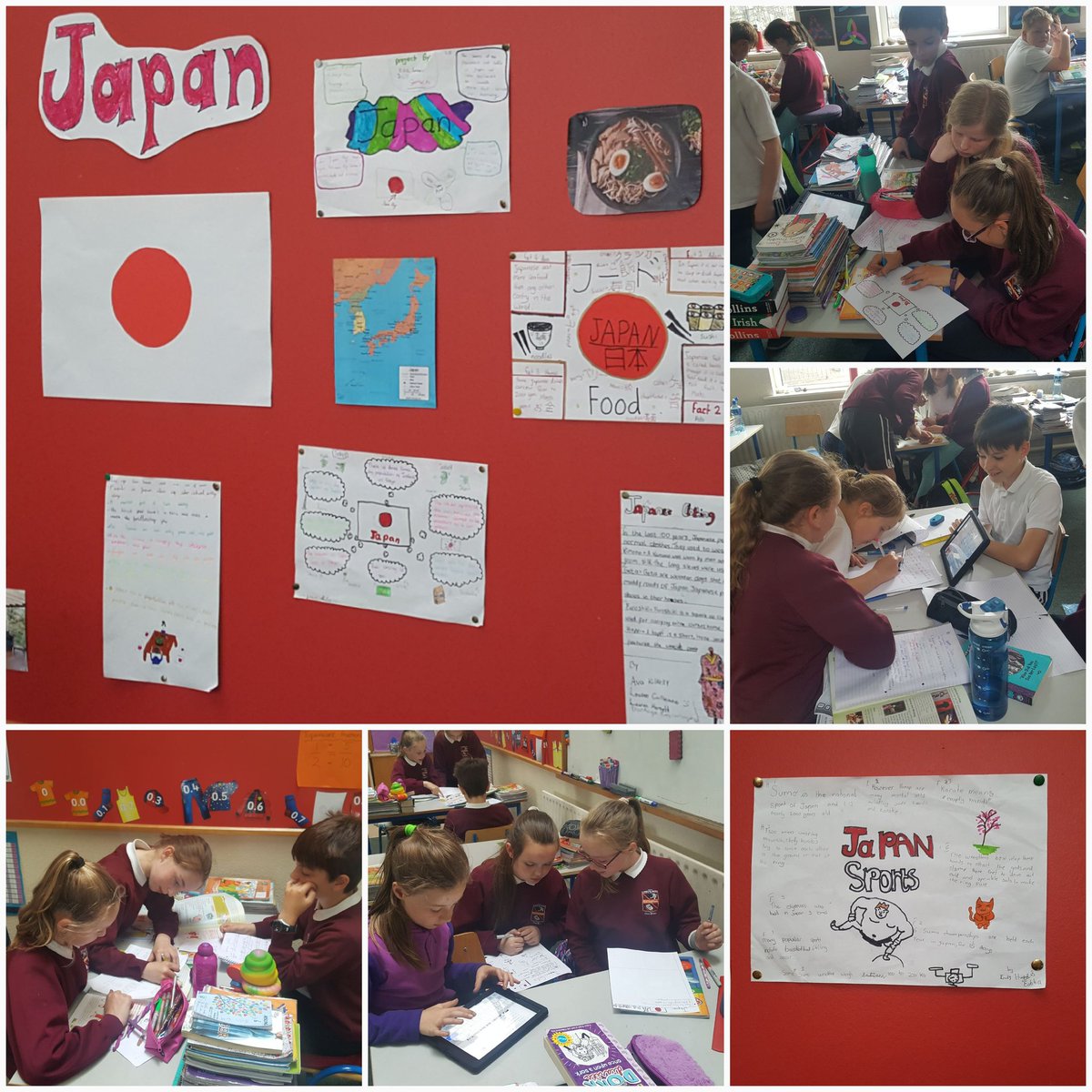Busy day researching Japan. We've learnt so much from one another @kinvarans 📱📚✏🇯🇵