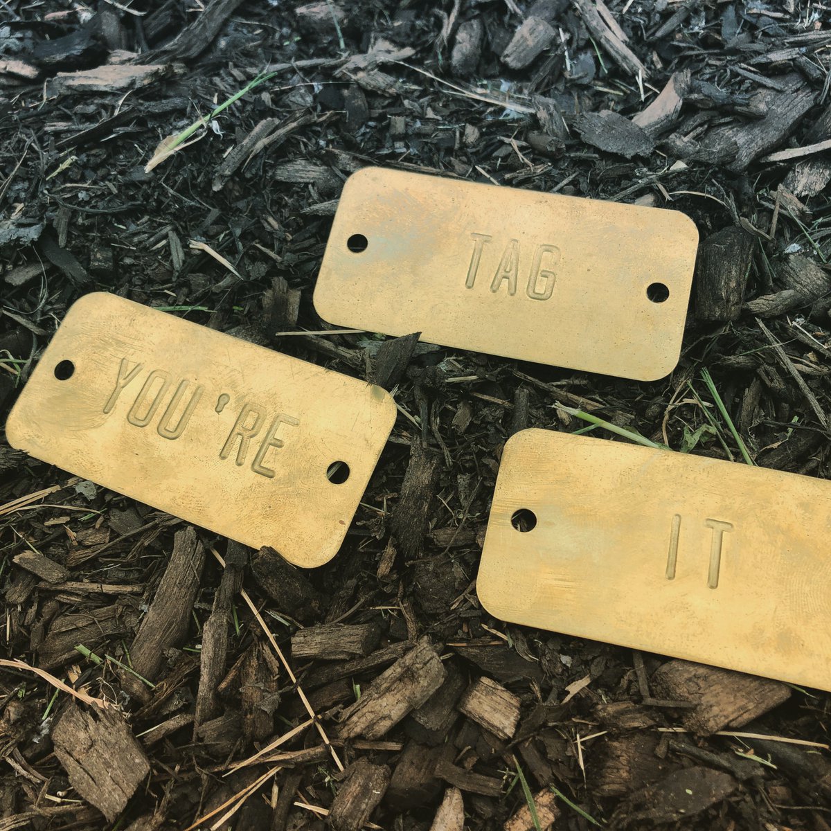 MetalMarkerMfg's tweet photo. #Tag Youβre It βπΌ. #TagTheMovie #TagMovie
#MarkedIt #MetalMarker #MetalTags #IDTag #AssetTag #EmbossedTag #IdentificationTag #CustomNameplate #Nameplate #AssetLabel #SerializedTags #CustomIDTag #ManufacturingID #QualityTag #FreeQuote #CustomSolution #MadeToOrder #IUID #MID https://t.co/IBSUJAeQwZ