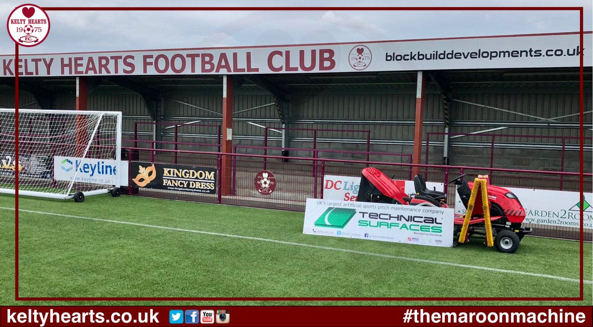 Kelty Hearts Football Club on Twitter "🏟PITCH MAINTENANCE What a