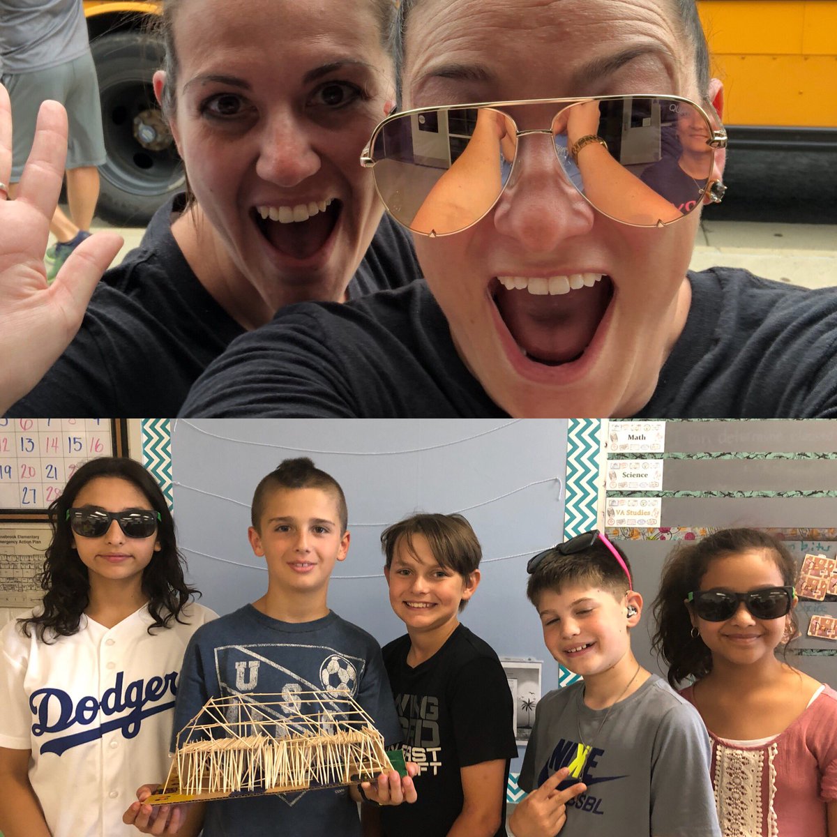 MrsZukPNB's tweet photo. It’s a wrap! We tested the bridges and rocked our last day!! #schoolsout @PThiessen_LCPS https://t.co/kPSQYM86J2