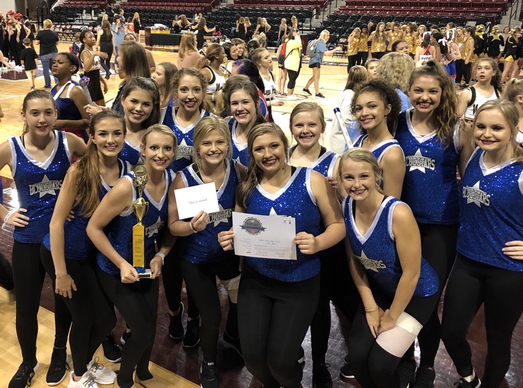 BlueNchs's tweet photo. NCHS, here are your all superior Blue Stars with an invite to nationals!!! #BSTTT https://t.co/SerYyoe3Vg