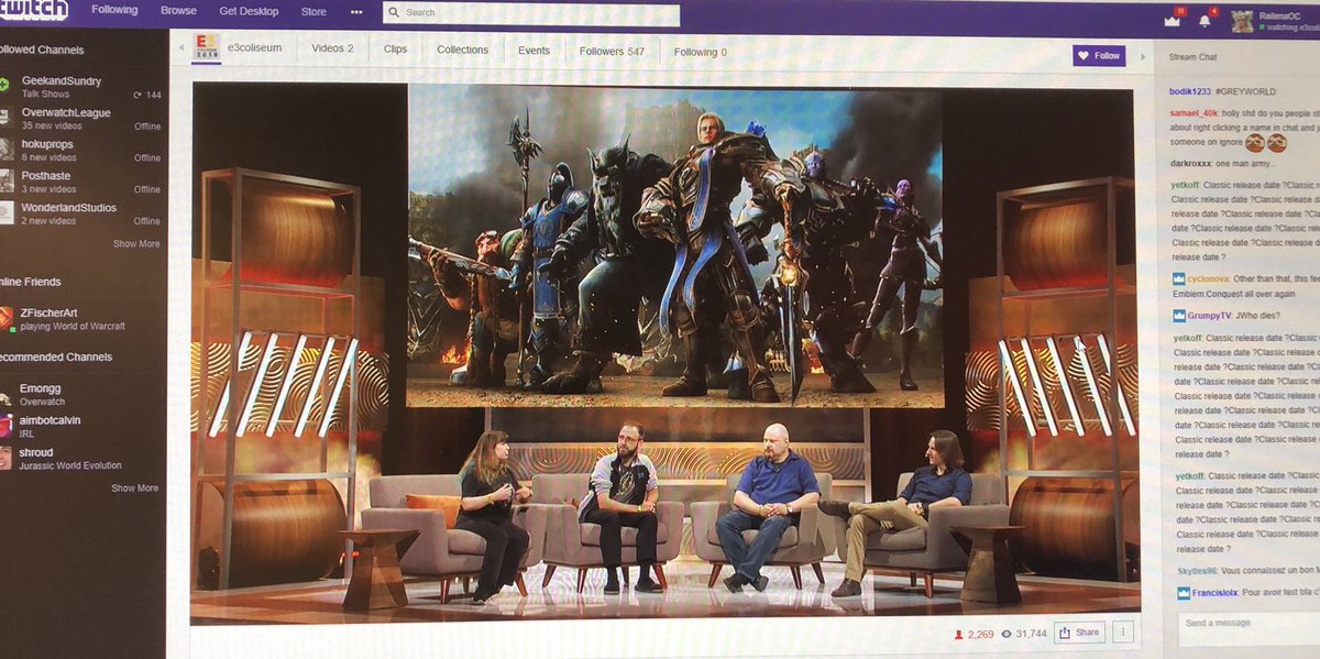 Rachel Day (@racheldayfx) on Twitter photo Oh man, <a href="/TerranGregory/">Terran Gregory 💙</a> and <a href="/matthewmercer/">Matthew Mercer</a> at the same time?! This is a good talk on story telling, well done bros ❤️
twitch.tv/E3Coliseum Oh man, <a href="/TerranGregory/">Terran Gregory 💙</a> and <a href="/matthewmercer/">Matthew Mercer</a> at the same time?! This is a good talk on story telling, well done bros ❤️
twitch.tv/E3Coliseum