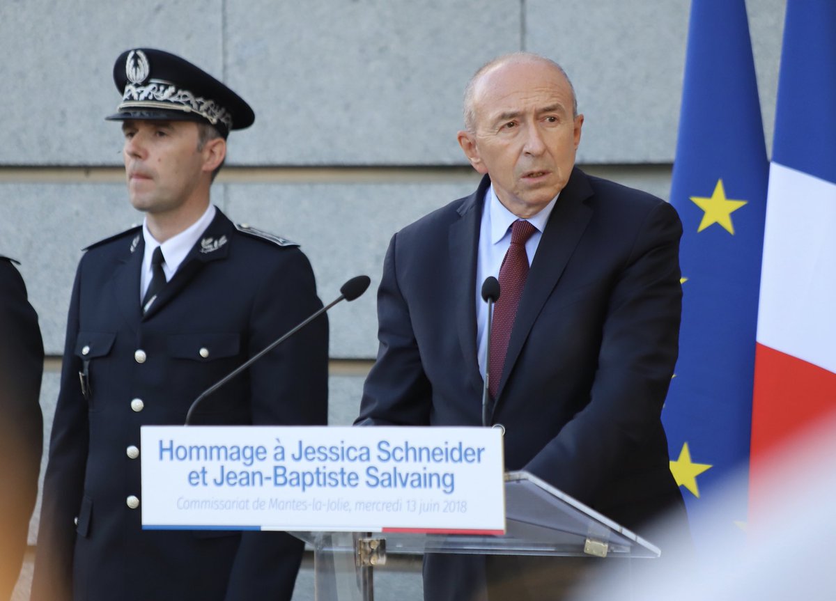 gerardcollomb's tweet image. C’était il y a deux ans. Jour pour jour. Et même heure pour heure.
Hommage à Jean-Baptiste Salvaing et Jessica Schneider, lâchement assassinés à leur domicile de Magnanville.