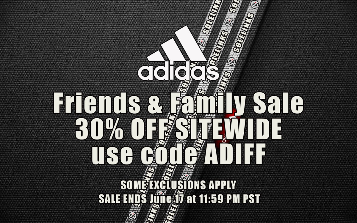 adidas friends and family discount code