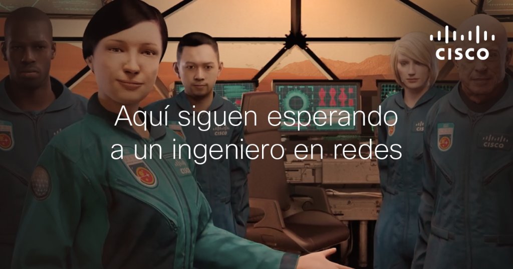CiscoLatam's tweet photo. Viajar a Marte a administrar sus #redes podría parecer una locura, si no fuera por estos premios: https://t.co/uqnSBRPrjf
#MarsNetworkChallenge
#CiscoDNA https://t.co/k3gGPDshqT