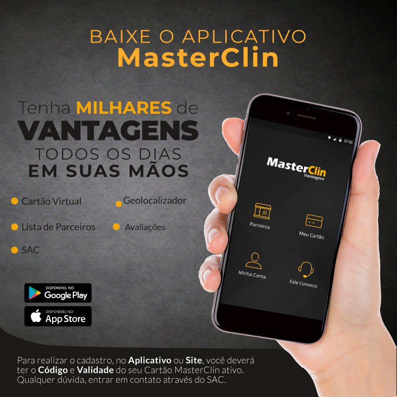 _abrates's tweet photo. Agora os associados Abrates podem emitir suas carteirinhas da MasterClin direto do seu aparelho celular. Baixe já o aplicativo e tenha milhares de vantagens na palma de sua mão. #masterclin #contagemregressiva #abrates #traducao #libras #business #interprete #inclusao #congresso https://t.co/bDJxpVd1Bw