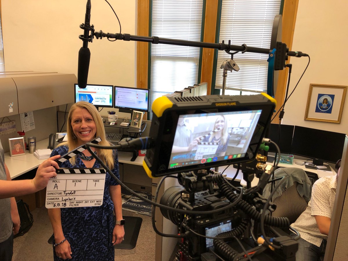 Lights, camera, action! 🎥😄 Excited to see the final product of the <a href="/CBRbiz/">CBR Biz</a> video coming soon! #BTS #CBRBiz #CLT