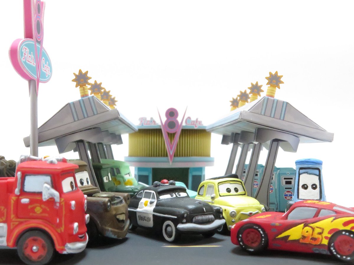 Cars Radiator Springs Papercraft