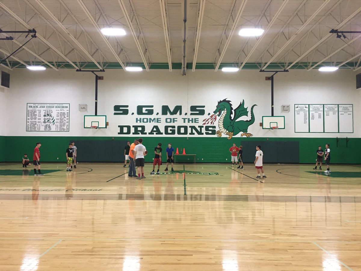 SGMS basketball camp. Always getting better. #sghs_family