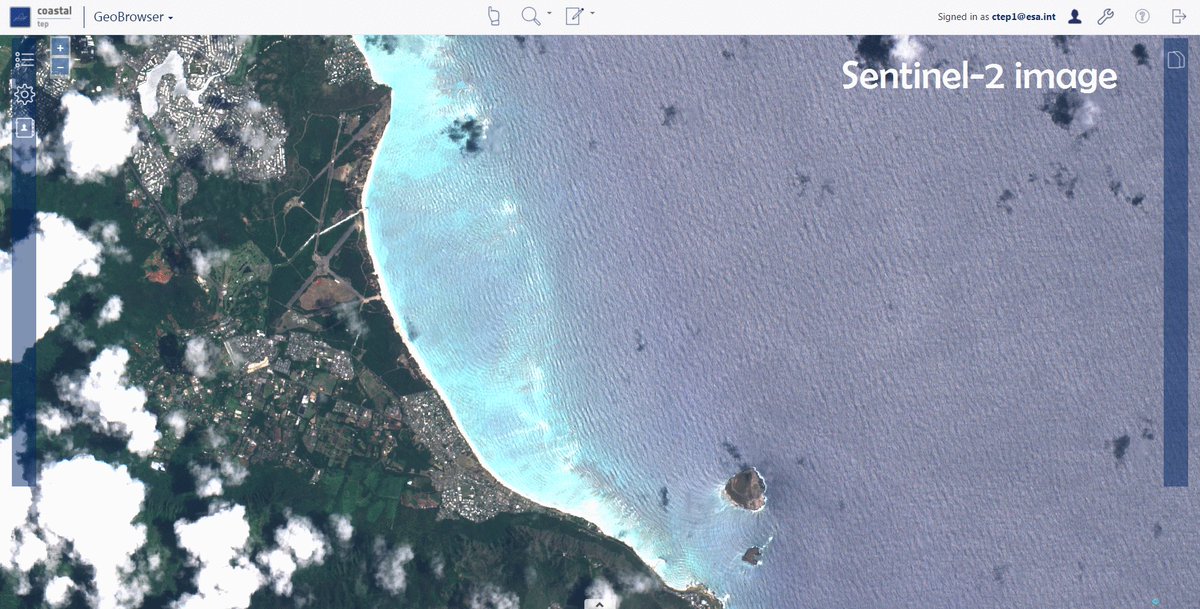 Check out <a href="/esa/">European Space Agency</a> article on the development of a Coastal Bathymetry algorithm through C-TEP. Well done Celine Danilo and ECOBAW! 🛰️ tinyurl.com/y8s7j3jv 
#bathymetry #earthobservation #Satellite #BigData