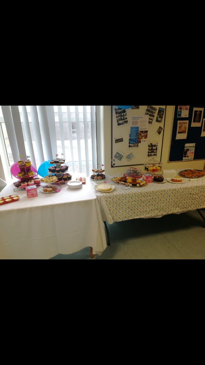 ClaireCrane123's tweet photo. D4’s cake sale was a huge success and raised over £160, Thank you to everyone who donated cakes and to all the lovely people who came along to support. A very special thank you to our local @sainsburys who generously donated cakes at the last minute as we had nearly sold out. https://t.co/l1iqhZc3lc