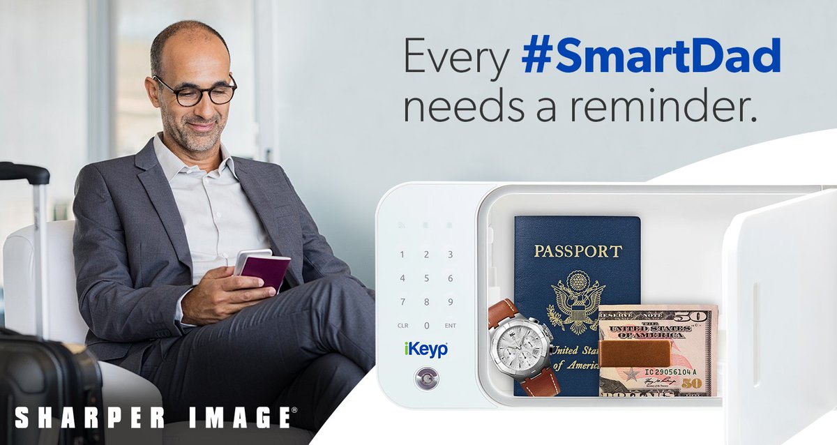 iKeypSafe's tweet photo. Need a #FathersDay #gift idea with express shipping? Dad will appreciate a gift that blends technology with security. Visit @SharperImage to shop now: https://t.co/lTlWaP7Q7B
#smartdad #bestdad #dadgifts #father #SmartSafe #SmartKeeping https://t.co/R3qANzmtTe