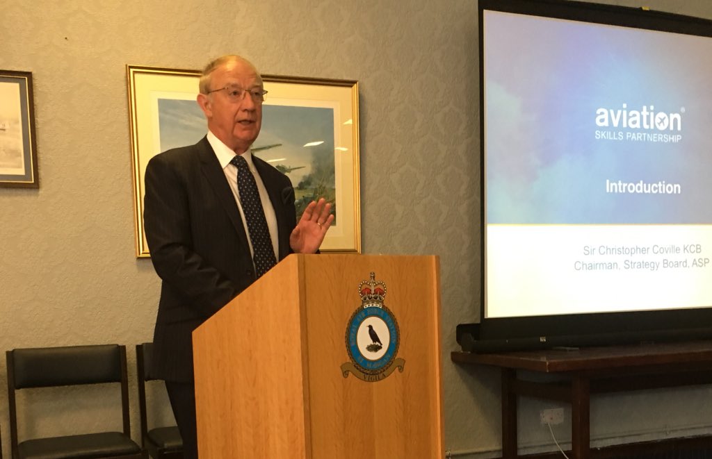 Great to hear <a href="/SkillsAviation/">Aviation Skills Foundation</a> talking about ‘Thinking to Win’ <a href="/RAFStMawgan/">RAF St Mawgan</a> and encouraging women to get involved with the International Aerospace Academy