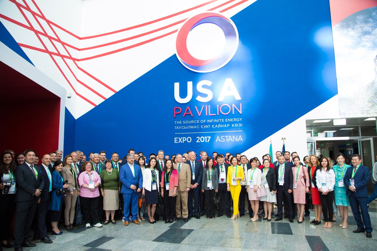 usap2017's tweet photo. In celebration of the @usap2017's 1 year anniversary since Opening Day at @EXPO2017Astana, we release our Final Report: the final showcase of our Pavilion’s story in its entirety. View and download the report on our website: https://t.co/vK7hTDBKhk Enjoy! https://t.co/0XeWTz1uxX