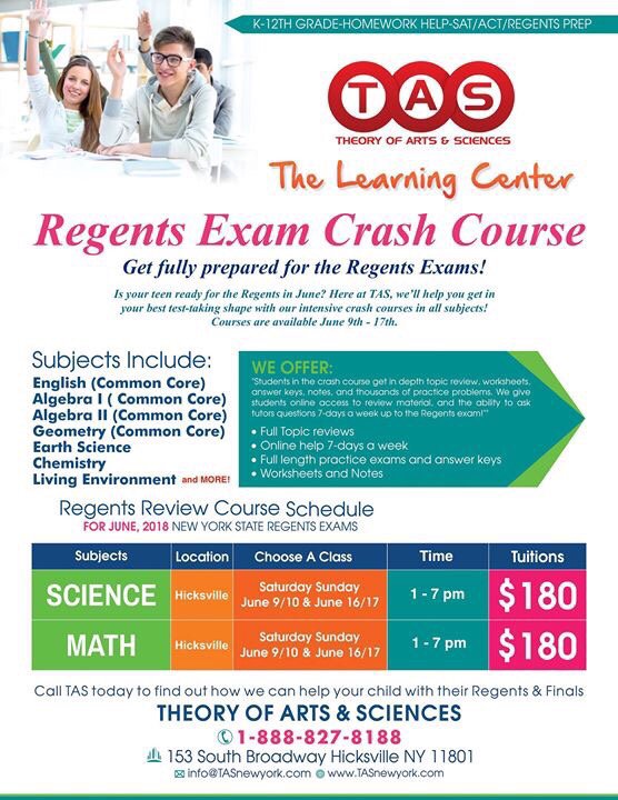 k12scholars's tweet image. Registration for TAS’s Regents Prep course is still open! If you need practice in any subject then sign up for our Saturday/Sunday classes on June 16th or 17th. 

For more information call 1-888-827-8188

#TAS #Regentsprep #practice #study #regents
