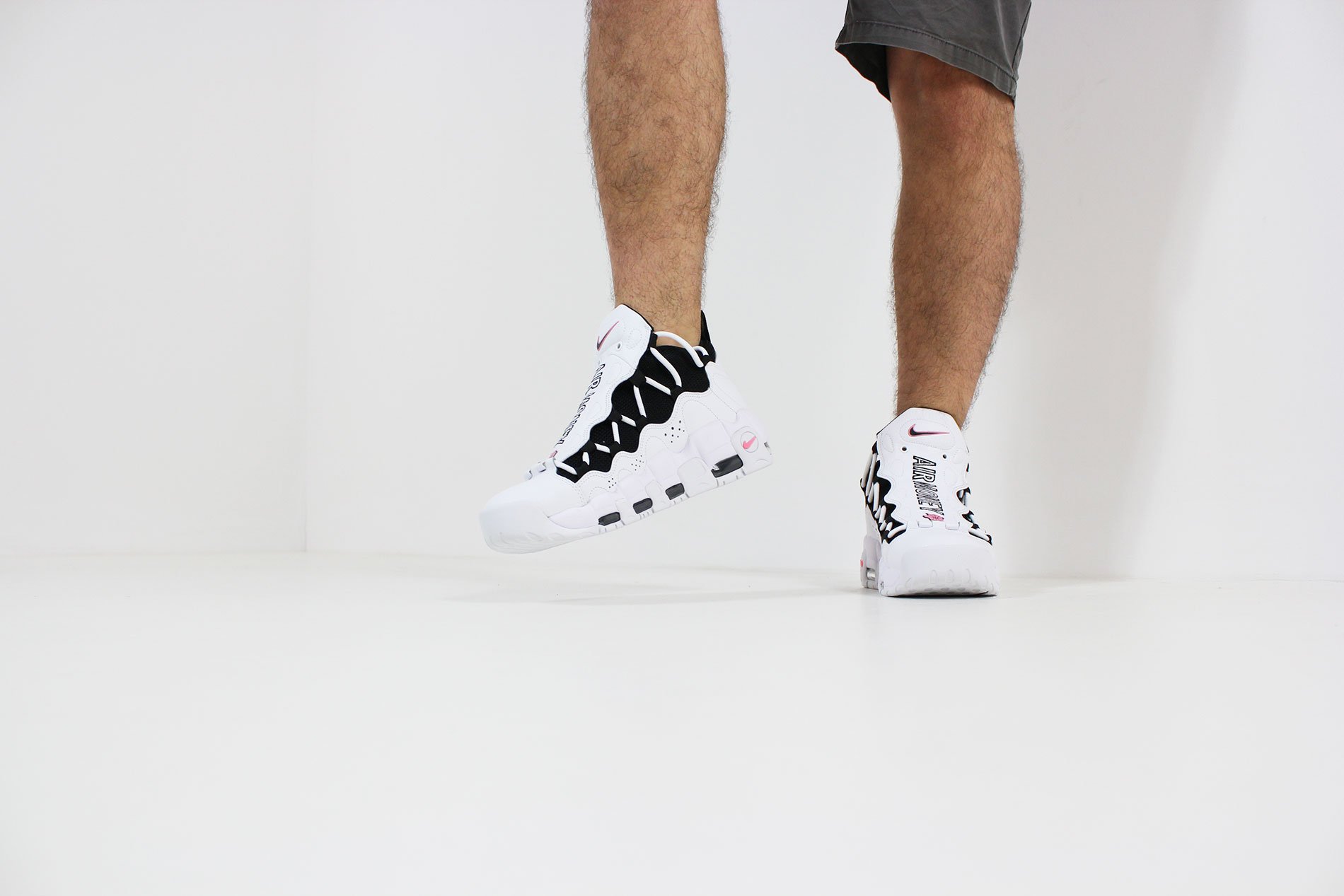 sneakerworldshop.com on Twitter: "NIKE - AIR MORE MONEY (WHITE/BLACK-CORAL CHALK WHITE) #AirMoreMoney Pricing: € 171.00 Link: https://t.co/FDhfgx3RB3 https://t.co/OVRe4SH8RP" / Twitter